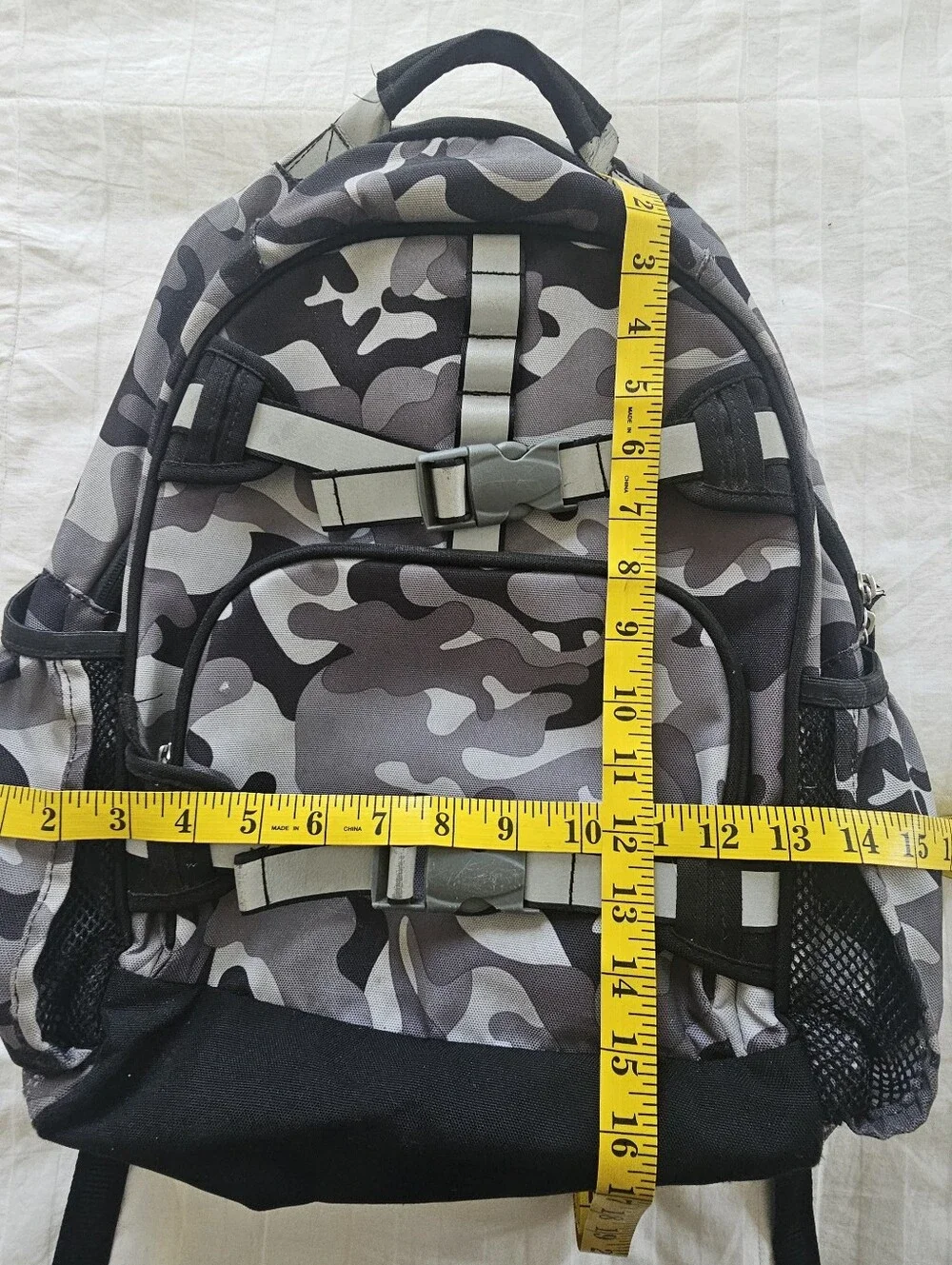 Pottery Barn Kids Mackenzie Backpack In Classic Camouflage Black & Gray, Large